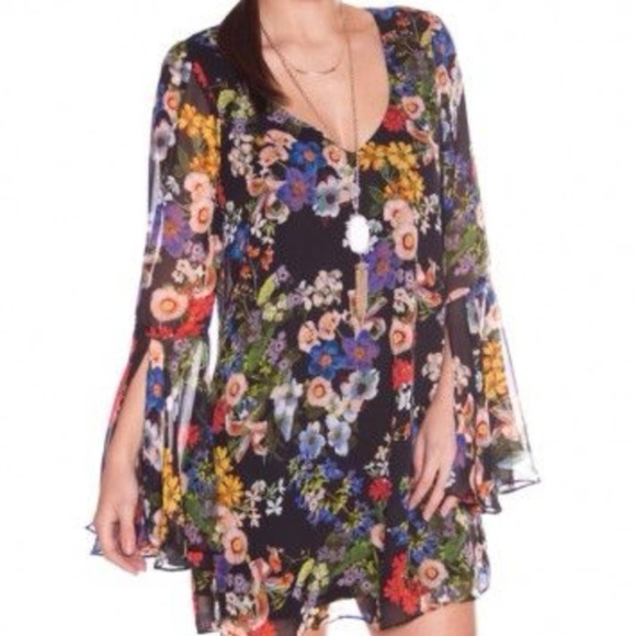 Show Me Your Mumu Barry Night Floral Tunic / Dress - Picture 2 of 6